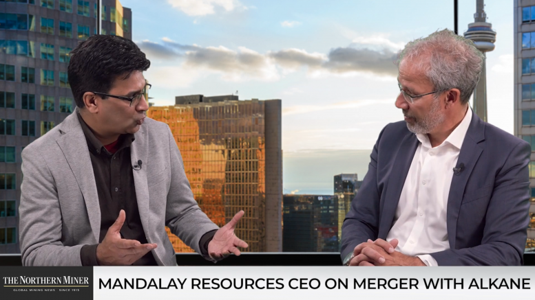 JV video: Mandalay-Alkane merger to make 180,000 oz. miner by 2026